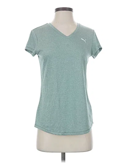 Pre-owned Puma Active T-shirt In Teal