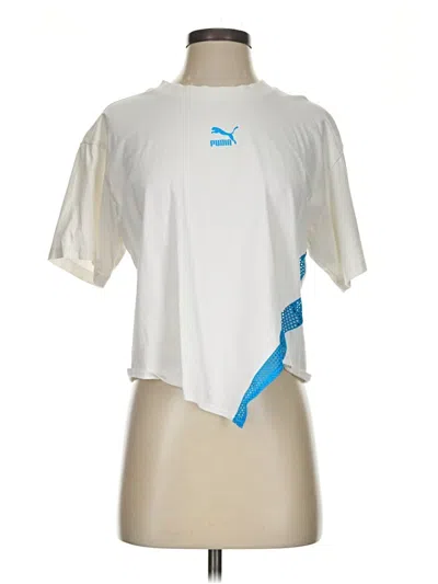 Pre-owned Puma Active T-shirt In White