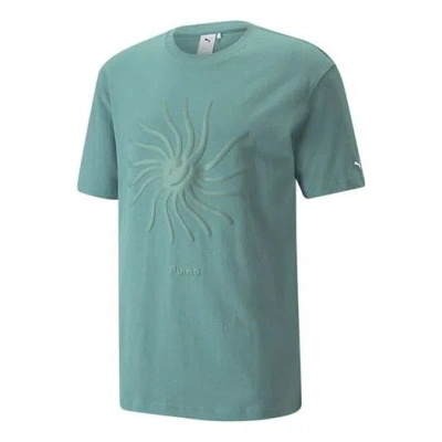 Puma Adventure Planet Graphic Tee 'green'