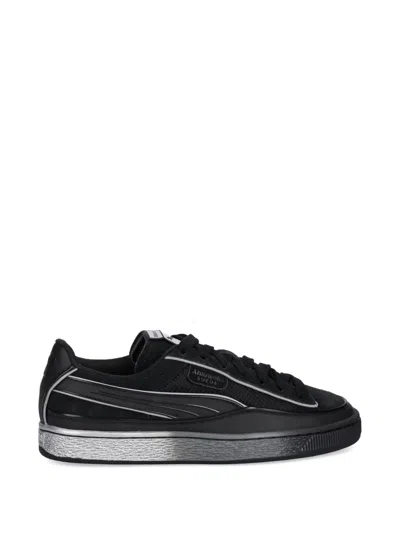 Puma Ahluwalia Suede Sneakers In Black