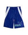 Puma Airbrush Interlock Mesh Short In Blue