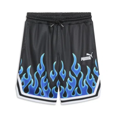 Puma Airbrush Pack Little Kids' Basketball Shorts In Black