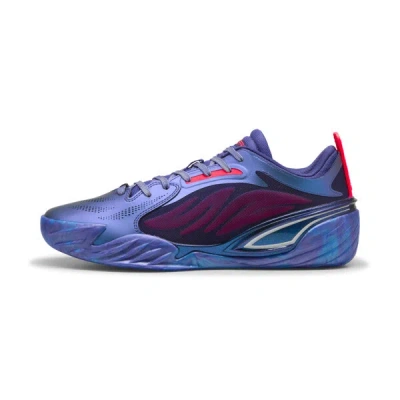 Puma All-pro Nitro™ Elite Men's Basketball Shoes In Team Violet- Black