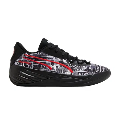 Pre-owned Puma All-pro Nitro 'media Day' In Black