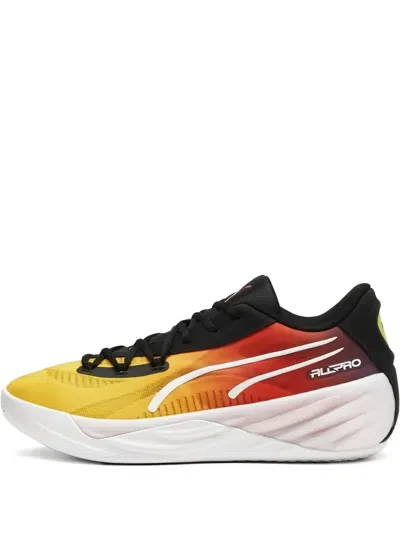 Puma All-pro Nitro Showtime Sneakers In Yellow