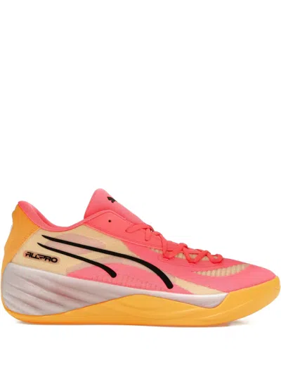 Puma All-pro Nitro "sunset Glow/sun Stream/black" Sneakers