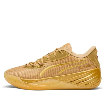Puma All-pro Nitro Sneakers In Gold