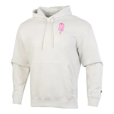 Puma Alphabet Printing Casual Hooded Pullover Gray