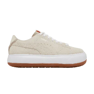 Pre-owned Puma Ami X Wmns Suede Mayu Deconstruct 'pristine' In Cream