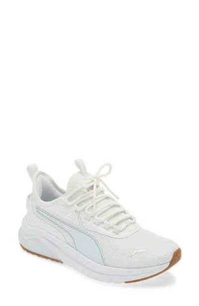 Puma Amplifier Sneaker In  White-icy Blue-silver