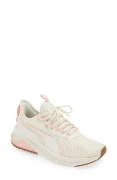 Puma Amplifier Sneaker In Frosted Ivory-icy Blue-peach