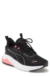 Puma Amplifier Sneaker In  Black-passionfruit-white