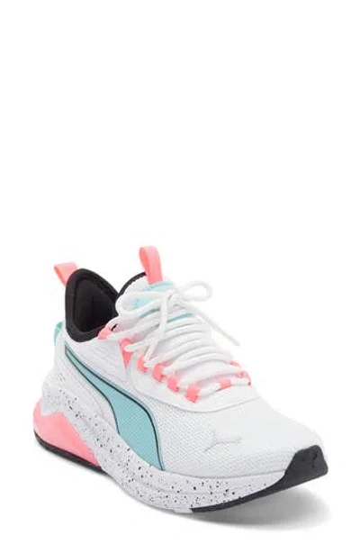 Puma Amplifier Speckle Sneaker In White