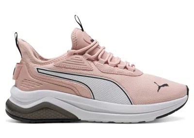 Pre-owned Puma Amplifier White Black (women's) Sneakers In Rose Quartz/ White/ Black