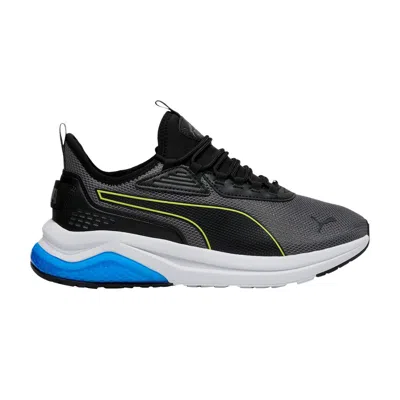 Pre-owned Puma Amplifier Wide 'cool Dark Grey Electric Lime' | Men's Size 9.5 In Gray