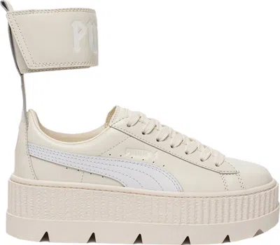 Pre-owned Puma Ankle Strap Rihanna Fenty (women's) Sneakers In Vanilla Ice/ White
