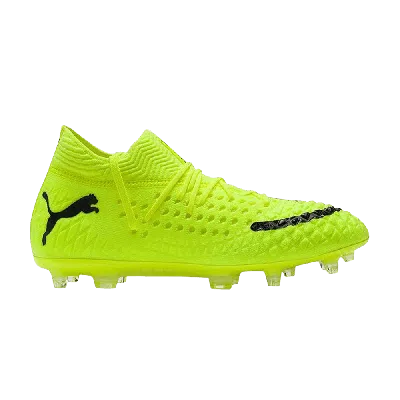 Pre-owned Puma Antoine Griezmann X Future 4.1 Netfit Fg Ag 'win With A Smile' In Yellow