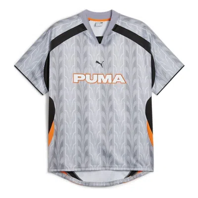 Puma Aop Football Jersey 'silver Mist' In Gray