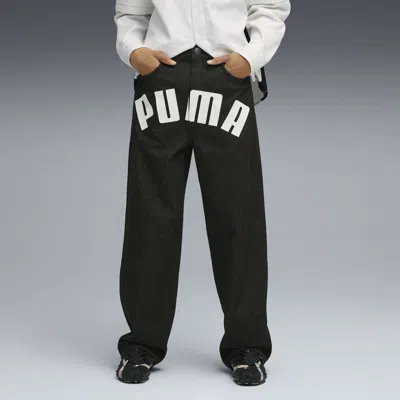 PUMA $AP ROCKY X PUMA MEN'S PRINTED DENIM PANTS