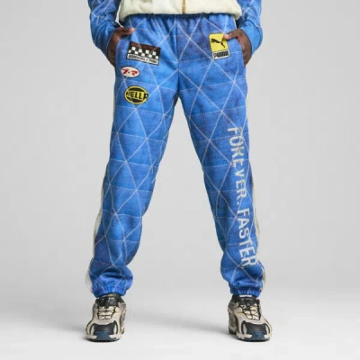 Puma $ap Rocky X  Quilted Sweatpants In Clyde Royal