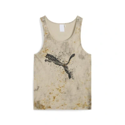Puma $ap Rocky X  Tank Top In Putty-aop