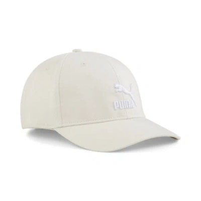 Puma Archive Logo Baseball Cap In White