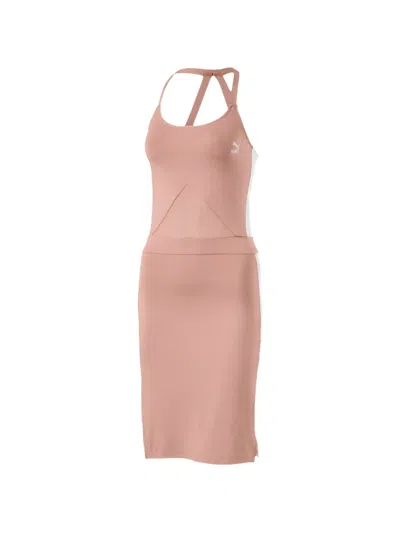 Puma Archive T7 Midi Dress In Pink