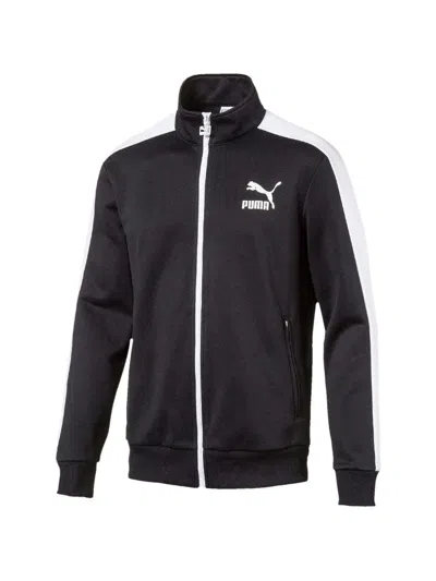 Puma Archive T7 Zip-up Track Jacket In Black