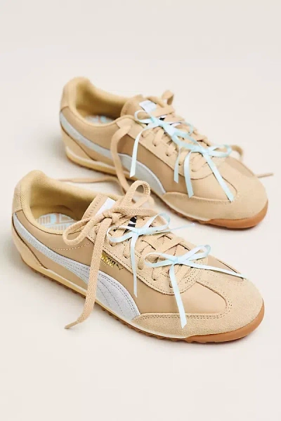 Puma Arizona Bow Lace Sneakers In Neutral