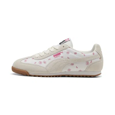 Puma Arizona Cherry Blossom Sneakers In White