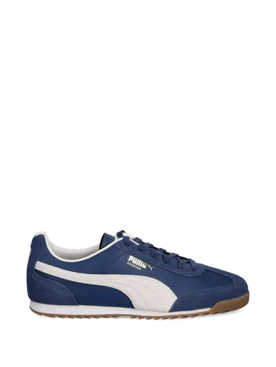 Puma Arizona Retro Lace-up Sneakers In Blue