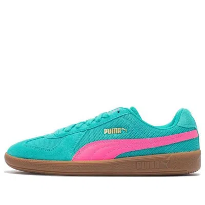 Puma Army Trainer Powder 'aqua Blue Pink' In Green
