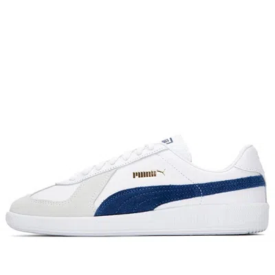 Puma Army Trainer 'white Blazing Blue' In Multi