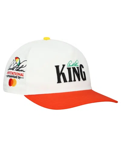 Puma Arnold Palmer Invitational Adjustable Embroidered Baseball Cap In White