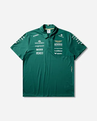 Puma Aston Martin Aramco F1 Team Replica Polo In Green