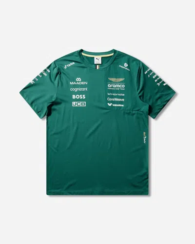 Puma Aston Martin Aramco F1 Team Replica T-shirt In Green