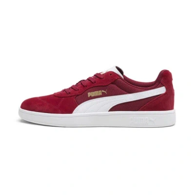 Puma Suede Classic Sneakers In Red In Rhubarb- White