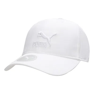 Puma Athleisure Casual Sports Baseball Cap White