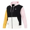 Puma Athleisure Casual Sports Contrasting Colors Hooded Jacket White In Multi