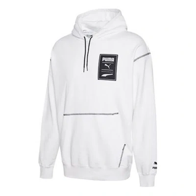 Puma Athleisure Casual Sports Printing White