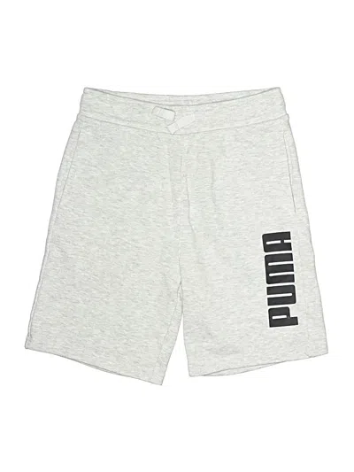 Pre-owned Puma Kids' Athletic Shorts In Gray