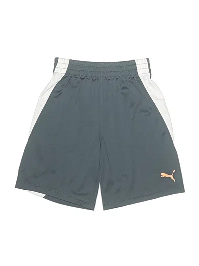 Pre-owned Puma Kids' Athletic Shorts In Gray