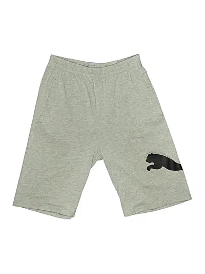 Pre-owned Puma Kids' Athletic Shorts In Gray