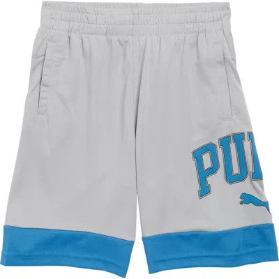 Puma Athletics Club Pack Interlock Shorts In Grey/grey