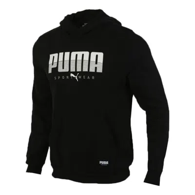 Puma Athletics Hoodie 'black White'