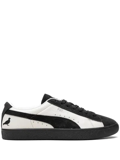 Puma Atmos X Jeff Staple X Suede "pigeon And Crow" Sneakers In White
