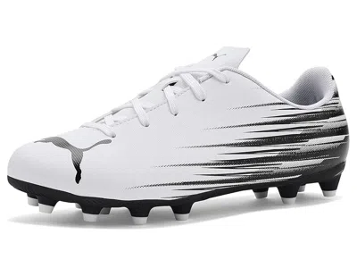 Puma Attacanto Firm, Artificial Ground Soccer Cleats (toddler/little Kid/big Kid) Kids Shoes White/black 