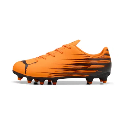 Puma Kids' Attacanto Ii Fg/ag Soccer Cleats Youth Shoes In Orange