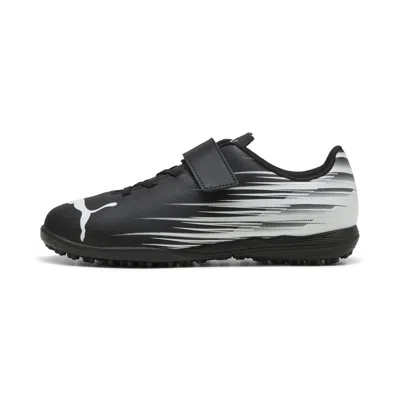 Puma Kids' Attacanto Ii Tt Soccer Cleats Youth Shoes In Black