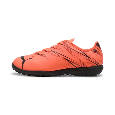 Puma Attacanto Turf Trainer Kids' Soccer Cleats Shoes In Orange
